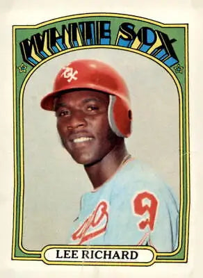 1972 Topps #476 Lee Richard baseball card featuring Chicago White Sox player