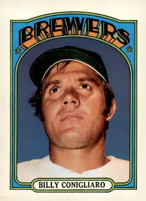 Billy Conigliaro baseball card from 1972 Topps #481 featuring the legendary player