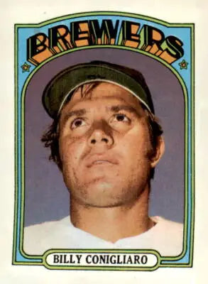 Billy Conigliaro baseball card from 1972 Topps #481, a collectible trading card with excellent features