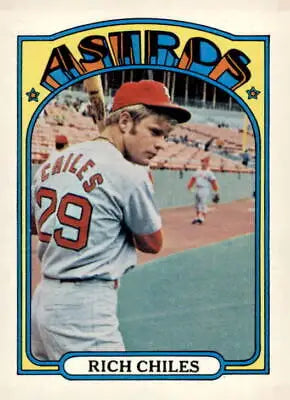 1972 Topps #56 Rich Chiles card featuring Rich Chiles in vibrant colors and detail
