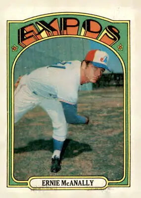 1972 Topps #58 Ernie McAnally trading card in VG-EX condition for collectors