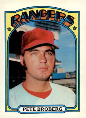 1972 Topps #64 Pete Broberg EX-MT baseball trading card for collectors