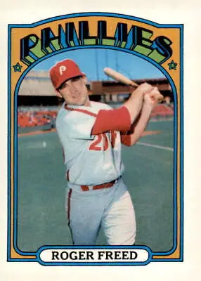 1972 Topps #69 Roger Freed baseball card showcasing a trading card of Roger Freed