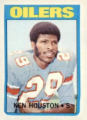 Ken Houston sports trading card from 1972 Topps #78 in VG-EX condition