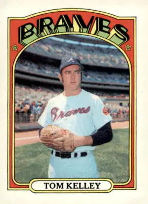 1972 Topps #97 Tom Kelley sports trading card featuring baseball player Tom Kelley