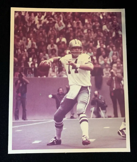 1973 Craig Morton Dave Campbell’s Magazine Dallas Cowboys 8x10 Proof Board Photo