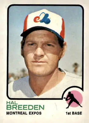Hal Breeden baseball card from 1973 Topps #173 featuring Hal Breeden baseball