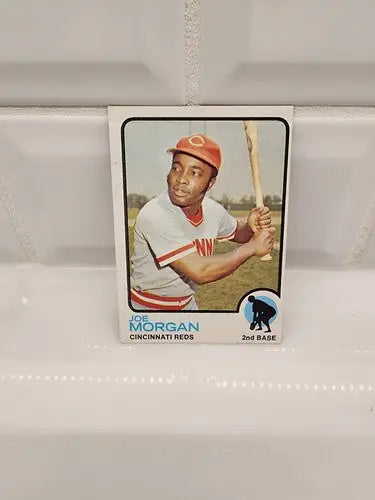Joe Morgan baseball card 1973 Topps #230 Joe Morgan Reds HOF EX product