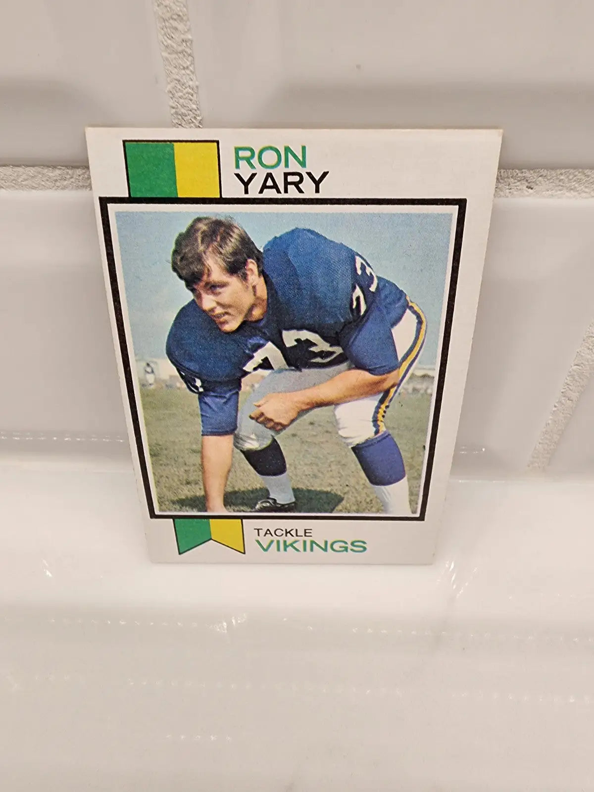 1973 Topps #510 Ron Yary football card in EX-MT condition for collectors