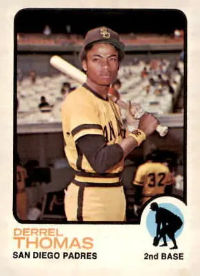 1973 Topps #57 Derrel Thomas EX-MT sports trading card for collectors