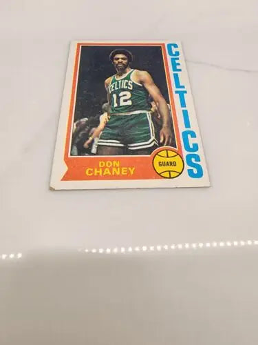 1974-75 Topps trading card featuring Don Chaney, a classic basketball collectible