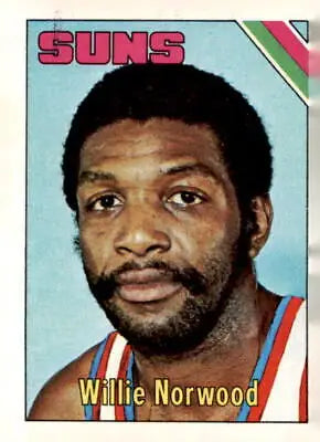 Willie Norwood trading card 1975-76 Topps #168 Phoenix Suns player EX-MT