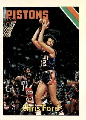 Chris Ford Detroit Pistons trading card from 1975-76 Topps #47 product