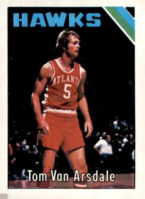 Basketball card of Tom Van Arsdale from 1975-76 Topps series