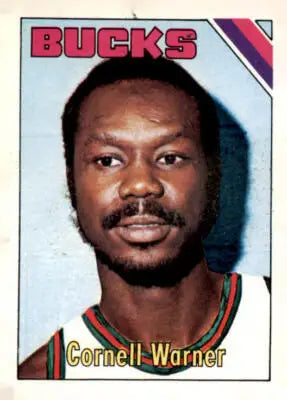 Cornell Warner trading card from 1975-76 Topps #72 showcasing Cornell Warner basketball card