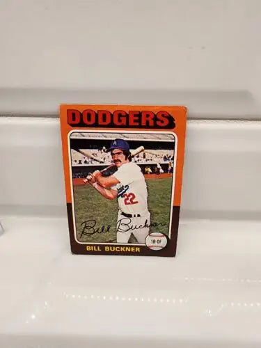 1975 Topps Bill Buckner sports trading card from the baseball trading card collection