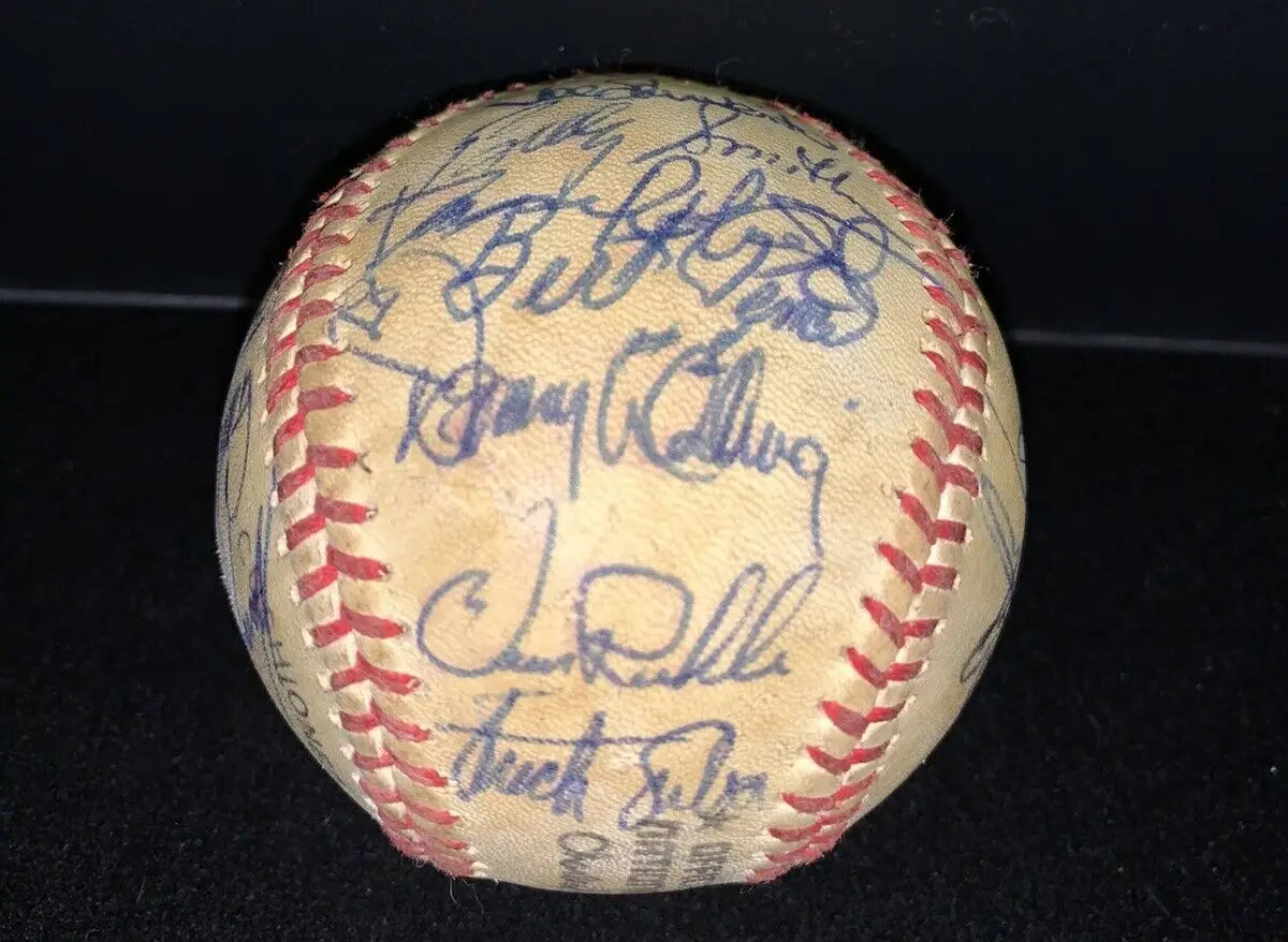 Autographed 1981 Houston Astros Team Signed ONL Baseball with 24 signatures