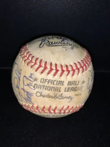 Autographed 1981 Houston Astros Team Signed ONL Baseball with 24 signatures