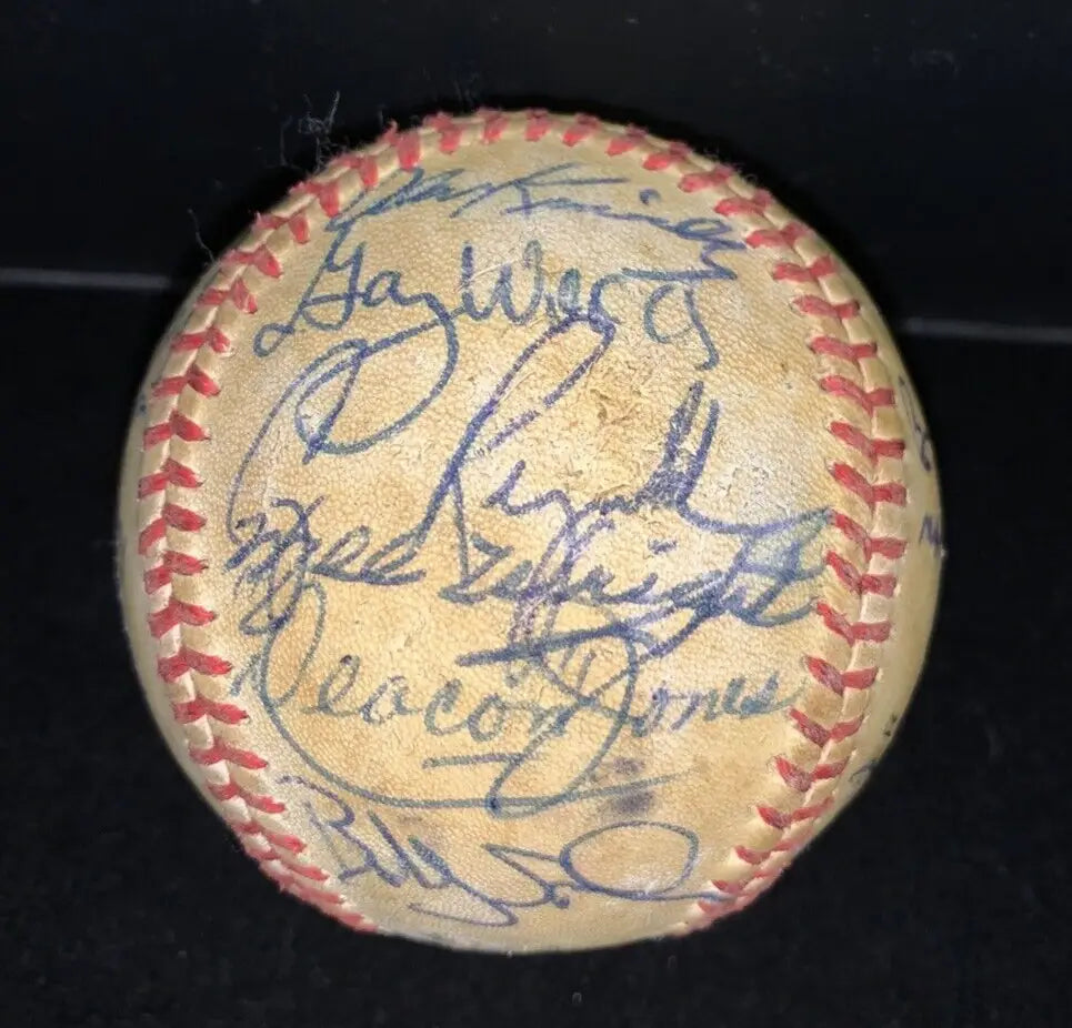 Autographed 1981 Houston Astros Team Signed ONL Baseball with 24 signatures