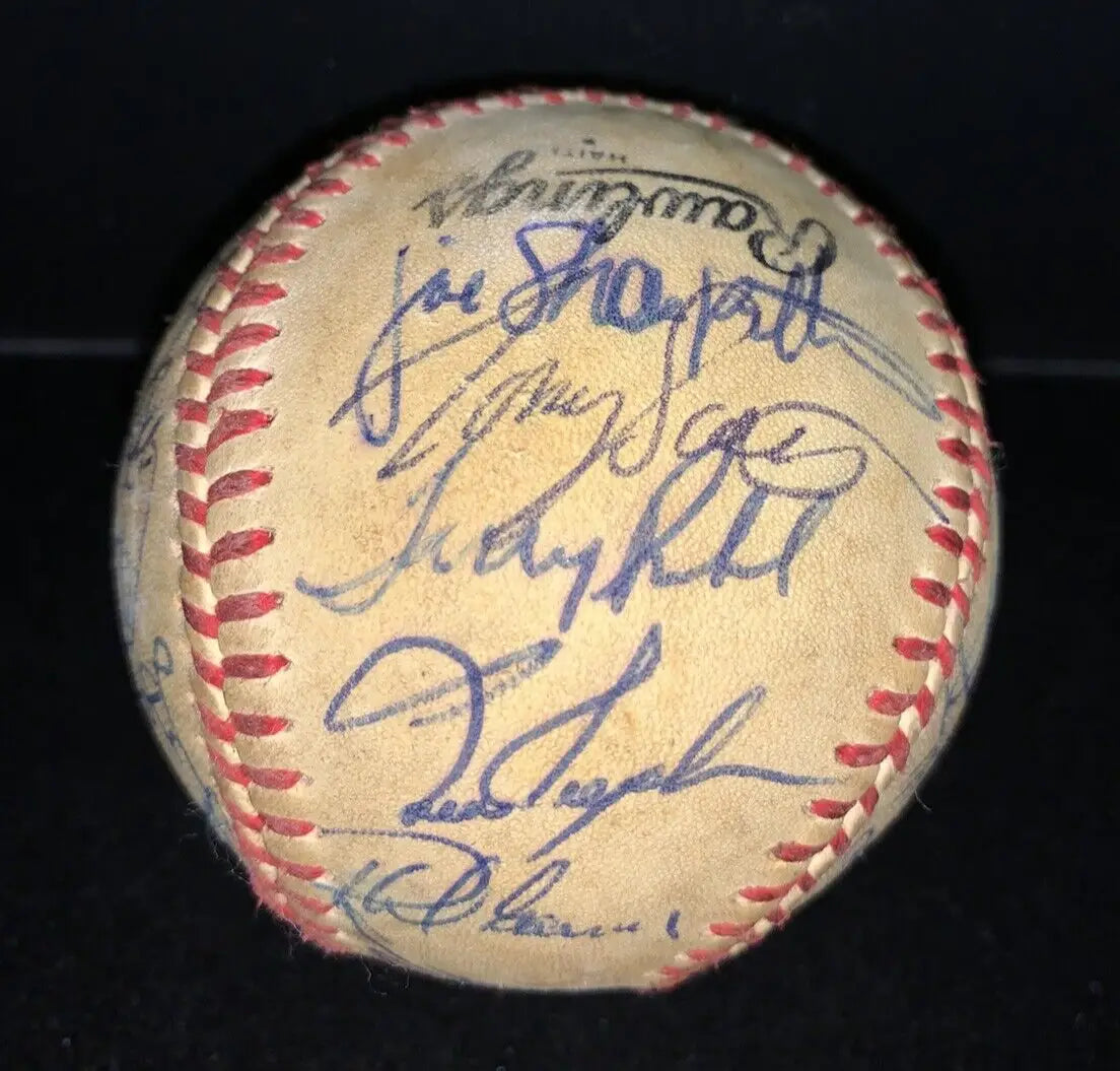 Autographed 1981 Houston Astros Team Signed ONL Baseball with 24 signatures