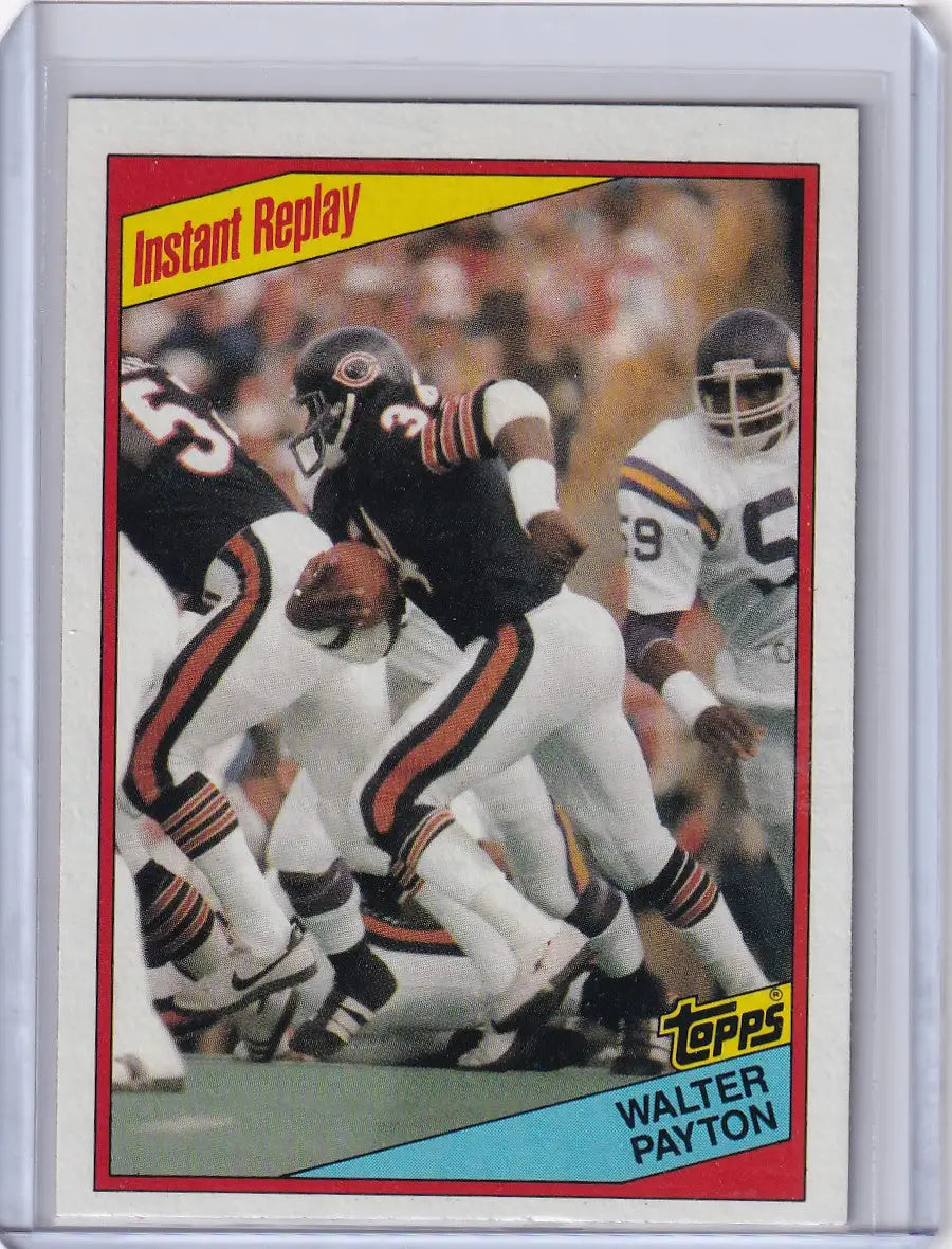 Walter Payton 1984 Topps Football card for Chicago Bears collectors