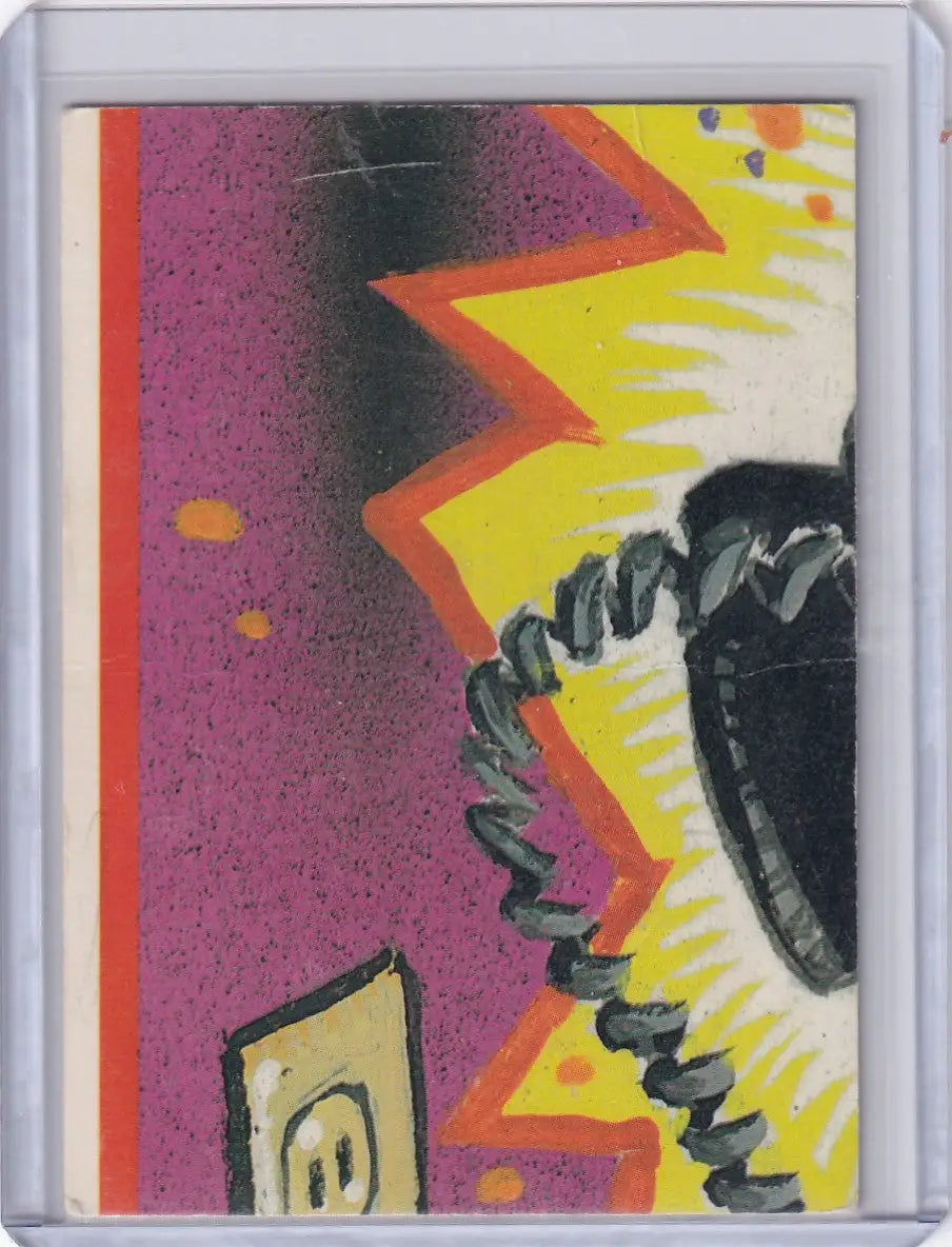 Abstract art trading card from Garbage Pail Kids Series 2 71a Odd TODD