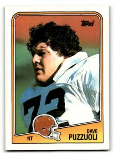1988 Topps #100 Dave Puzzuoli Cleveland Browns Football Card with original gloss