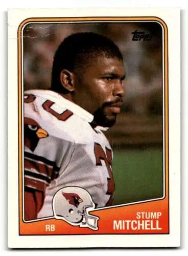 1988 Topps #250 Stump Mitchell Phoenix Cardinals Football Card with original gloss