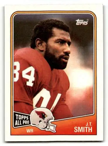 1988 Topps #253 J.T. Smith Phoenix Cardinals Football Card with original gloss finish