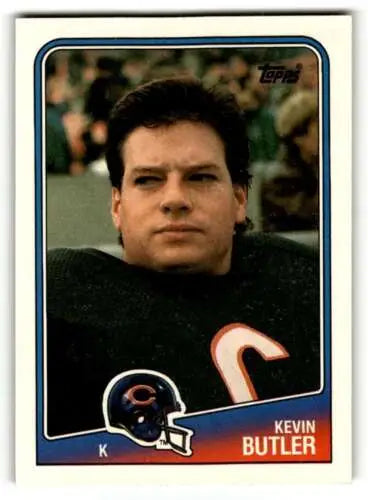1988 Topps #75 Kevin Butler Chicago Bears football card with original gloss condition