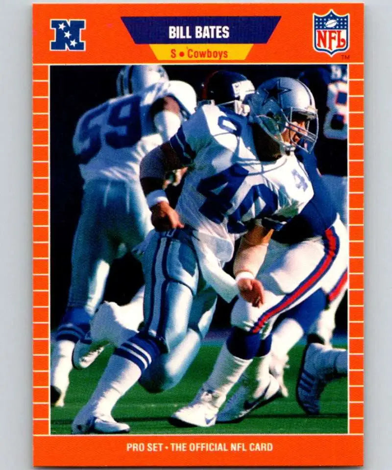 Dallas Cowboys football card featuring a Detroit Lions player in action, orange border