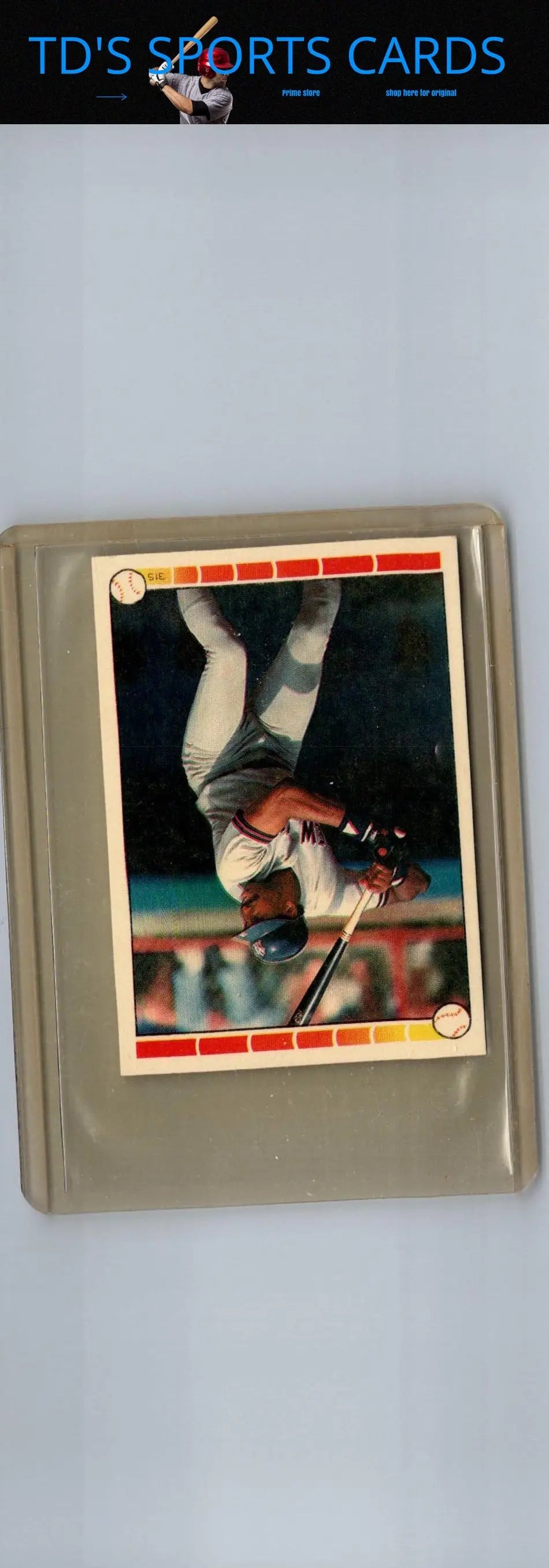 Baseball card featuring Roger Clemens Super Star Backs in protective case