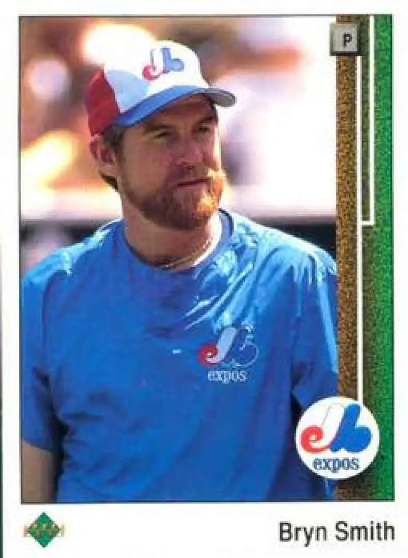 Bryn Smith in Montreal Expos uniform on 1989 Upper Deck baseball card