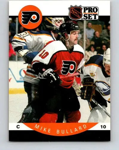 Original gloss of Mike Bullard hockey card from 1990-91 Pro Set Flyers collection