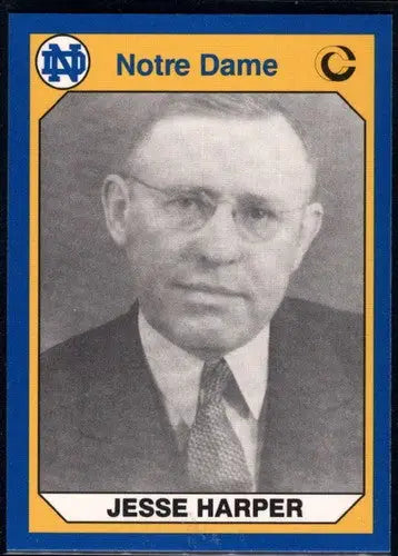1990 Collegiate Collection Notre Dame #123 Jesse Harper NM-MT - Trading Cards
