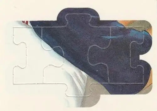 Partially assembled Donruss Carl Yastrzemski puzzle with original gloss featuring dark blue and white images