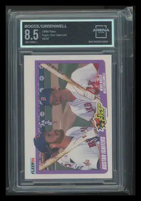 Fleer Super Star Specials Wade Boggs Mike Greenwell baseball card 1990 Arena Club