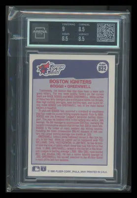 Graded Fleer Super Star Specials Wade Boggs Mike Greenwell baseball card #632