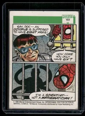 Impel Marvel Comics Doctor Octopus Spider-Man trading card from 1990 comics doctor octopus collection