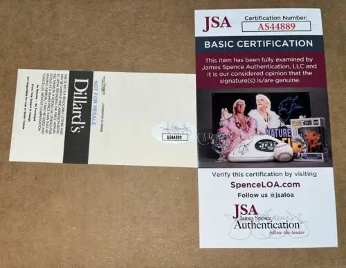 Autographed 1990 Mike Gallego Spring Training Ticket with JSA authentication memorabilia