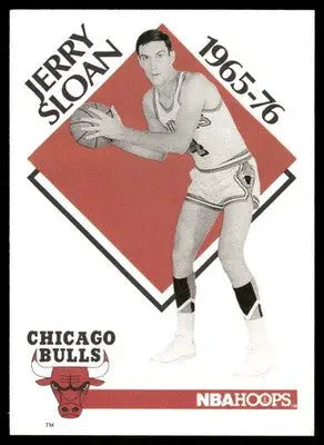 Vintage NBA Hoops Jerry Sloan basketball trading card from the 1965-76 season