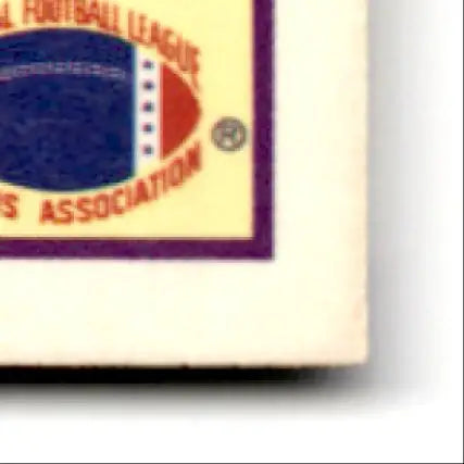 Lower right corner of a vintage 1990 Score Football Jerry Rice card featuring San Francisco 49ers