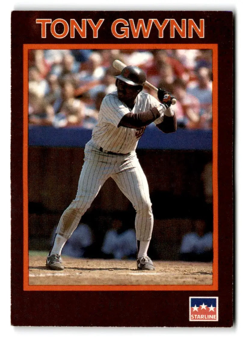 Tony Gwynn baseball card from 1990 Starline Long John Silver #29 collectible series