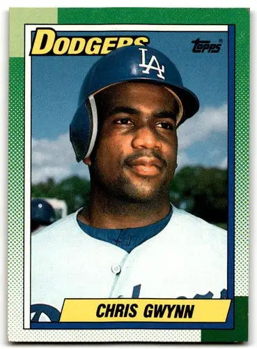 1990 Topps #456 Chris Gwynn EX/NM Dodgers ID:43467