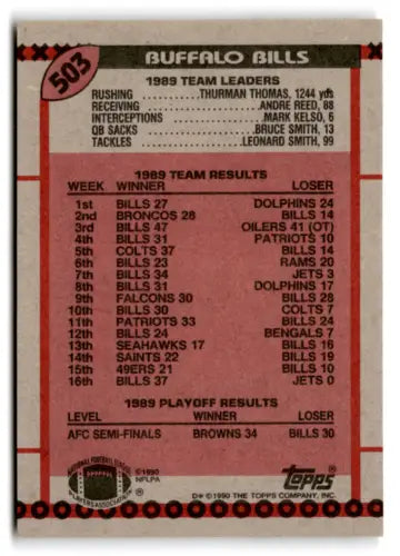 1990 Topps #503 Shane Conlan football card in near mint condition featuring original gloss