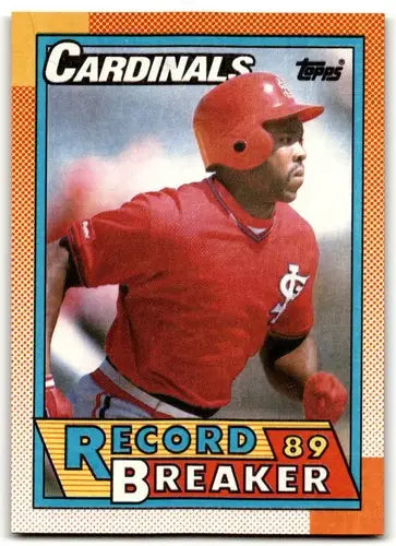 1990 Topps #6 Vince Coleman NM Near Mint Cardinals RB ID:43430