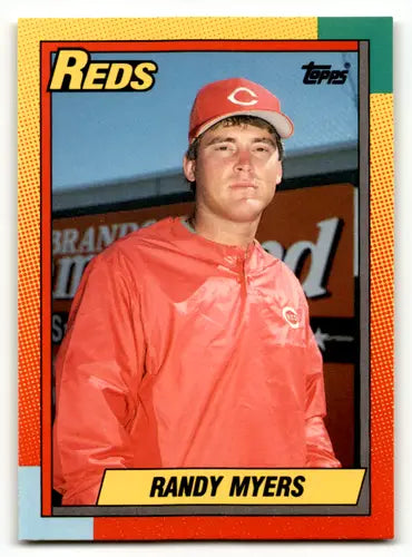 1990 Topps Traded 78T Randy Myers Reds baseball card, NM-MT condition, ID 46240