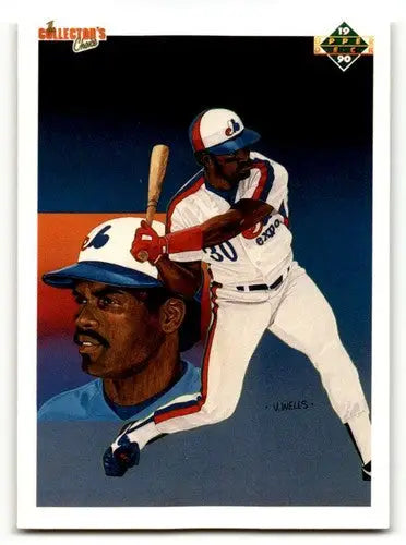 Original gloss baseball card featuring Tim Raines Montreal Expos rare raines Montreal expos
