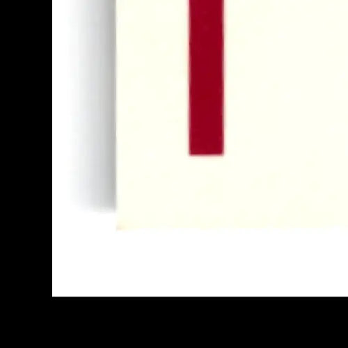 Classic basketball Anderson Hunt sign with white background and vertical red stripe