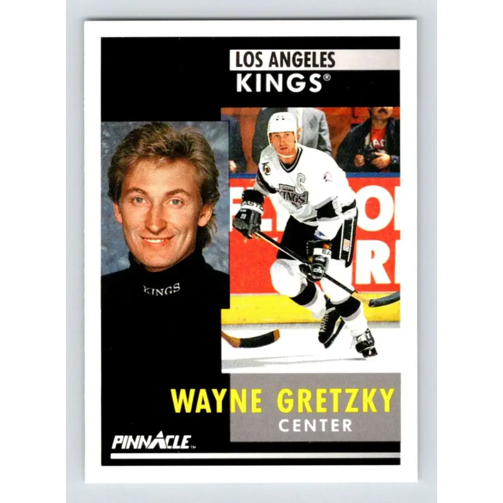 1991-92 Pinnacle #100 Wayne Gretzky NM-MT Los Angeles Kings Hockey Card